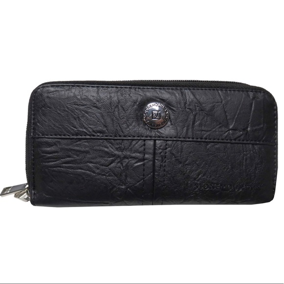 🔥Stone Mountain Black Leather Wallet - Picture 3 of 4